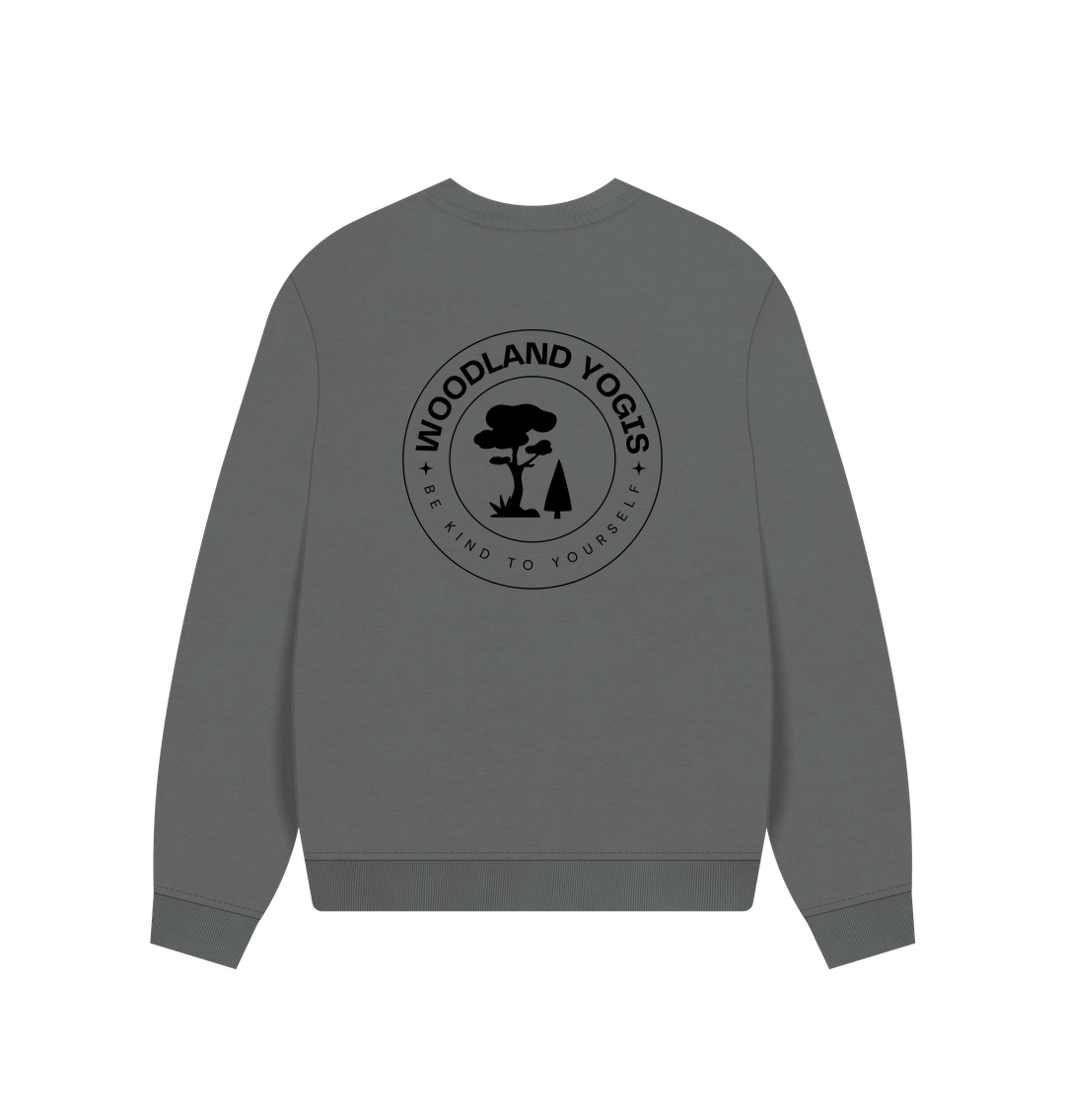 Oversized Kindness Jumper (Black Lettering)