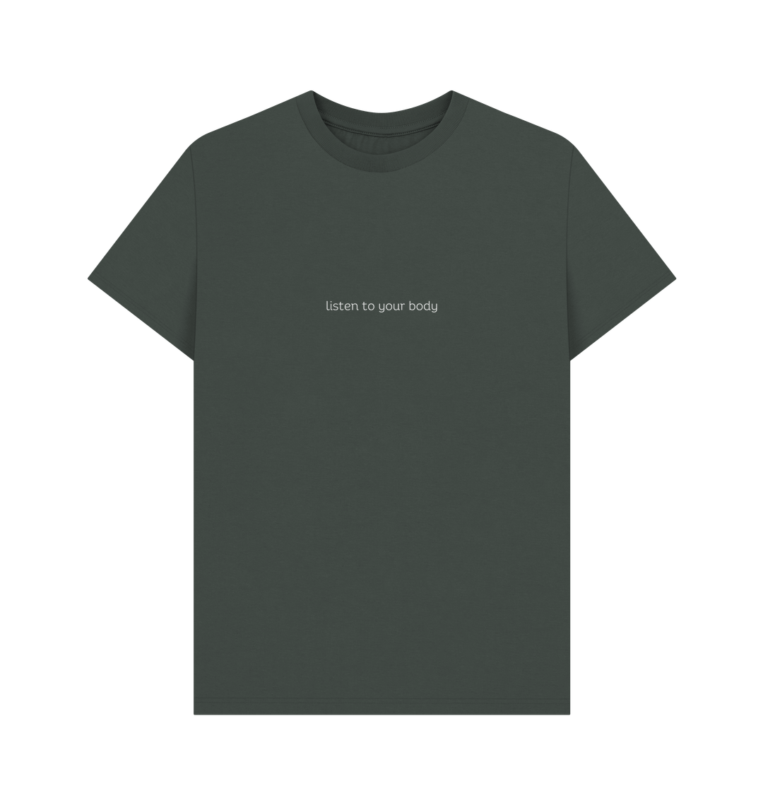 Dark Grey Kindness Tee (White Lettering)