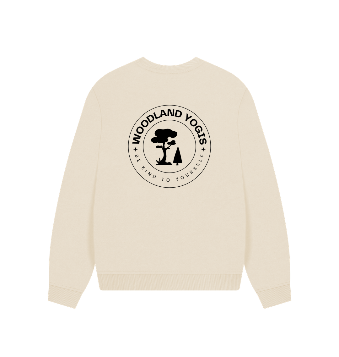 Oversized Kindness Jumper (Black Lettering)