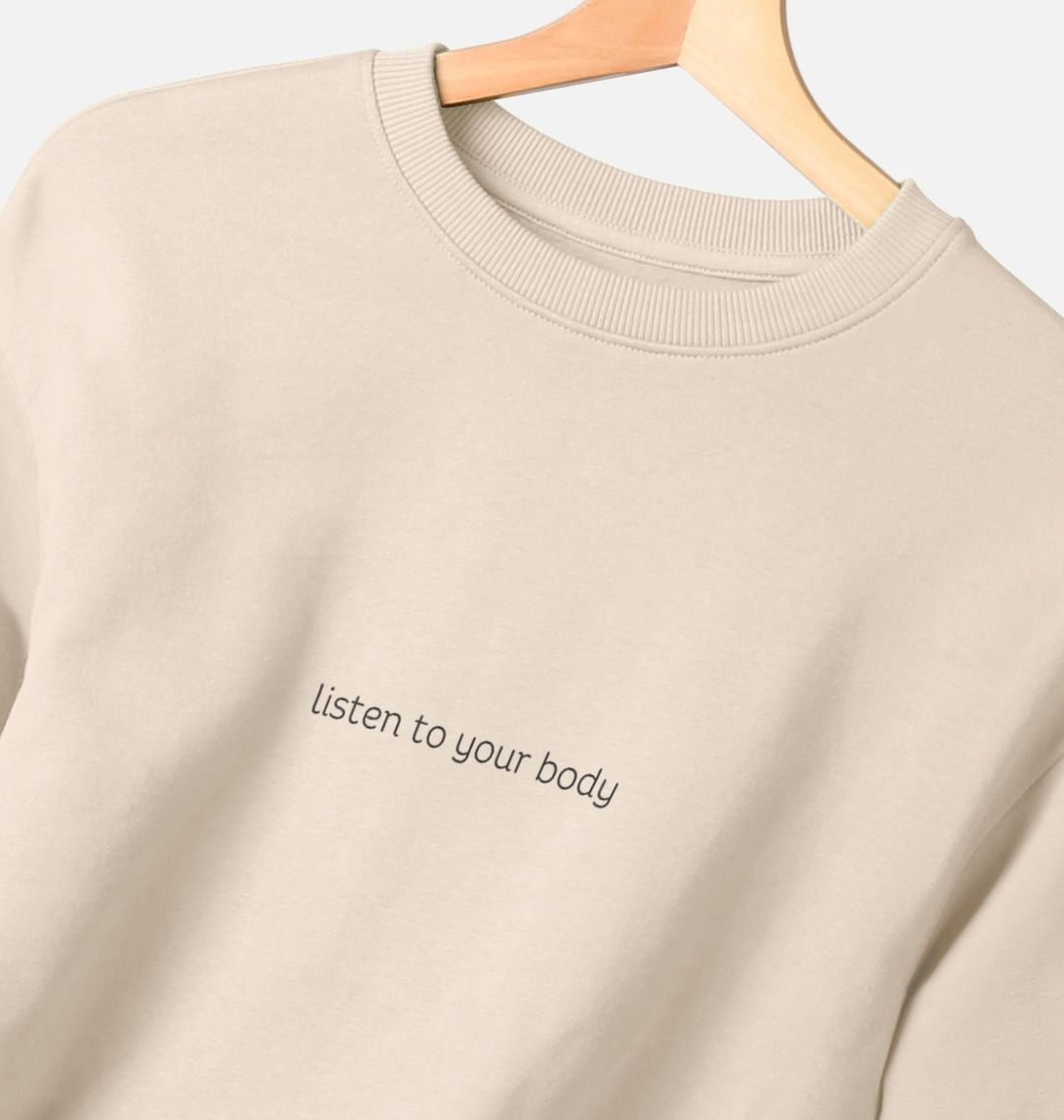 Oversized Kindness Jumper (Black Lettering)