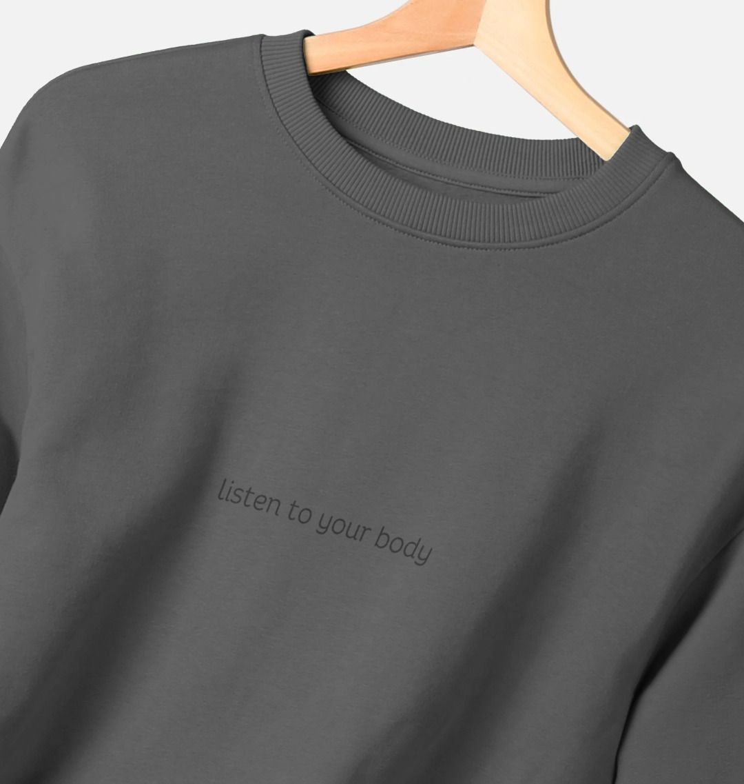 Oversized Kindness Jumper (Black Lettering)